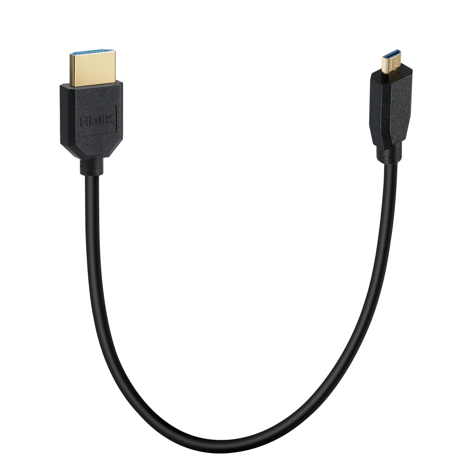 OD4.0mm Slim/Ultra Slim Micro HDMI a HDMI 2.1V 8K@60Hz 4K@120Hz 48Gbps, Compatible con cámara digital, videocámara, tableta - imagen 5