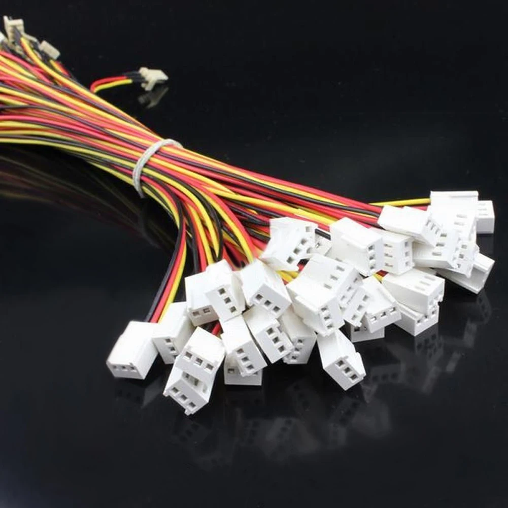 Extensión Cable Ventilador PC 3 Pines - Detalle del conector hembra