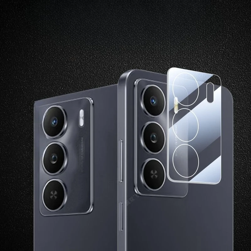 Protector de lente de cámara 3D para OPPO Realme C71 Protector de pantalla de cubierta de lente para Realme C71 lente de cubierta completa vidrio templado - imagen 3