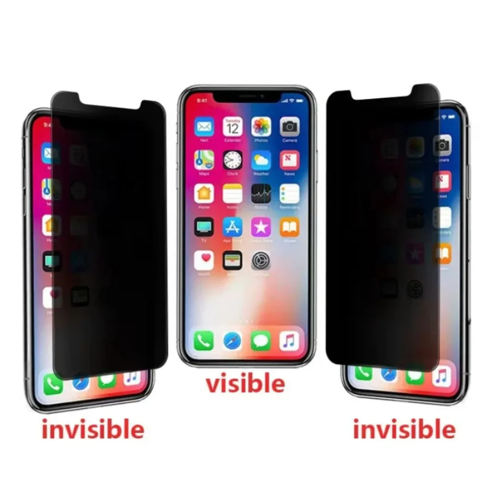 Vidrio templado antiespía para IPhone 15 14 13 Pro MAX 12 Pro Max Mini Protector de pantalla de privacidad para iPhone XS XR X 11 7 8 Plus - imagen 2