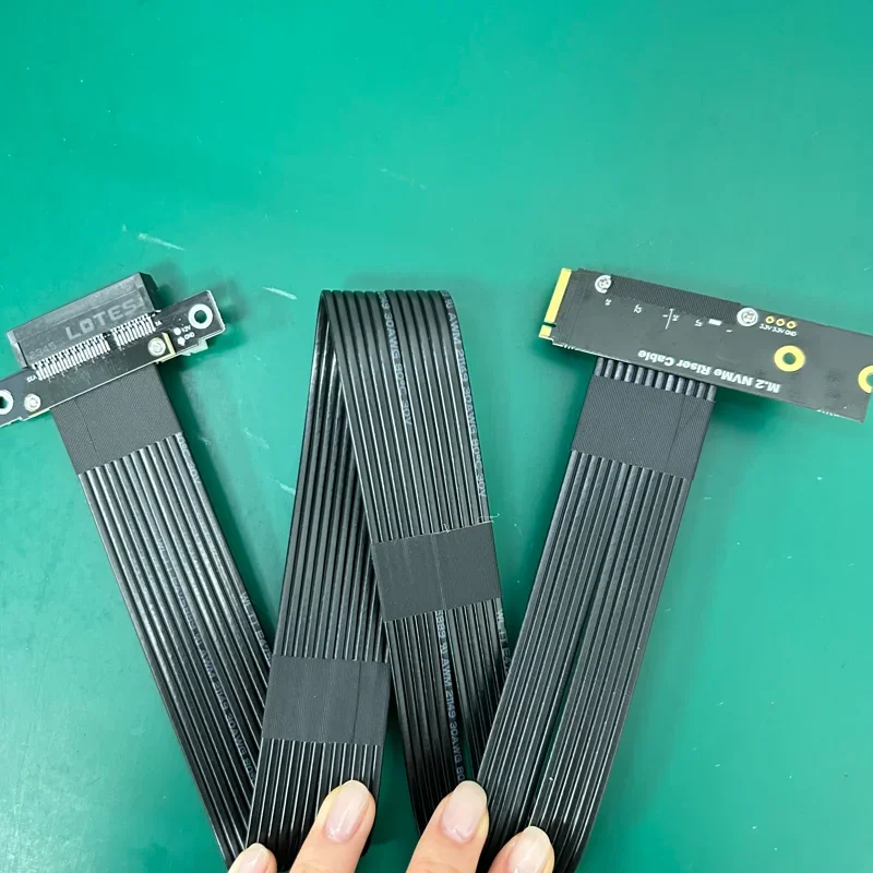 Cable elevador adt-link PCIe 4,0 M.2 NVMe a x4, adaptador de llave GPU 2280 M, LAN, GPU, tarjeta de captura - imagen 5