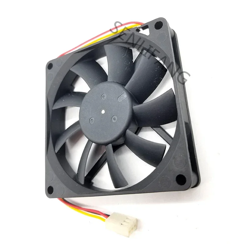 Ventilador bien probado, D80BH-12B, cc 12V, 0.22A, 8015, 80x80x15mm, refrigeración de 3 pines - imagen 2