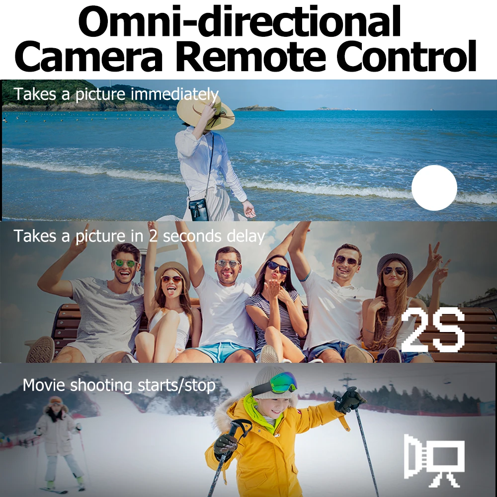 HG-100TB trípode de agarre recargable inalámbrico liberación remota del obturador para Canon R3 R5 R6 R7 R8 R10 R50 R100 RP G7XIII G5XII SX70HS - imagen 4