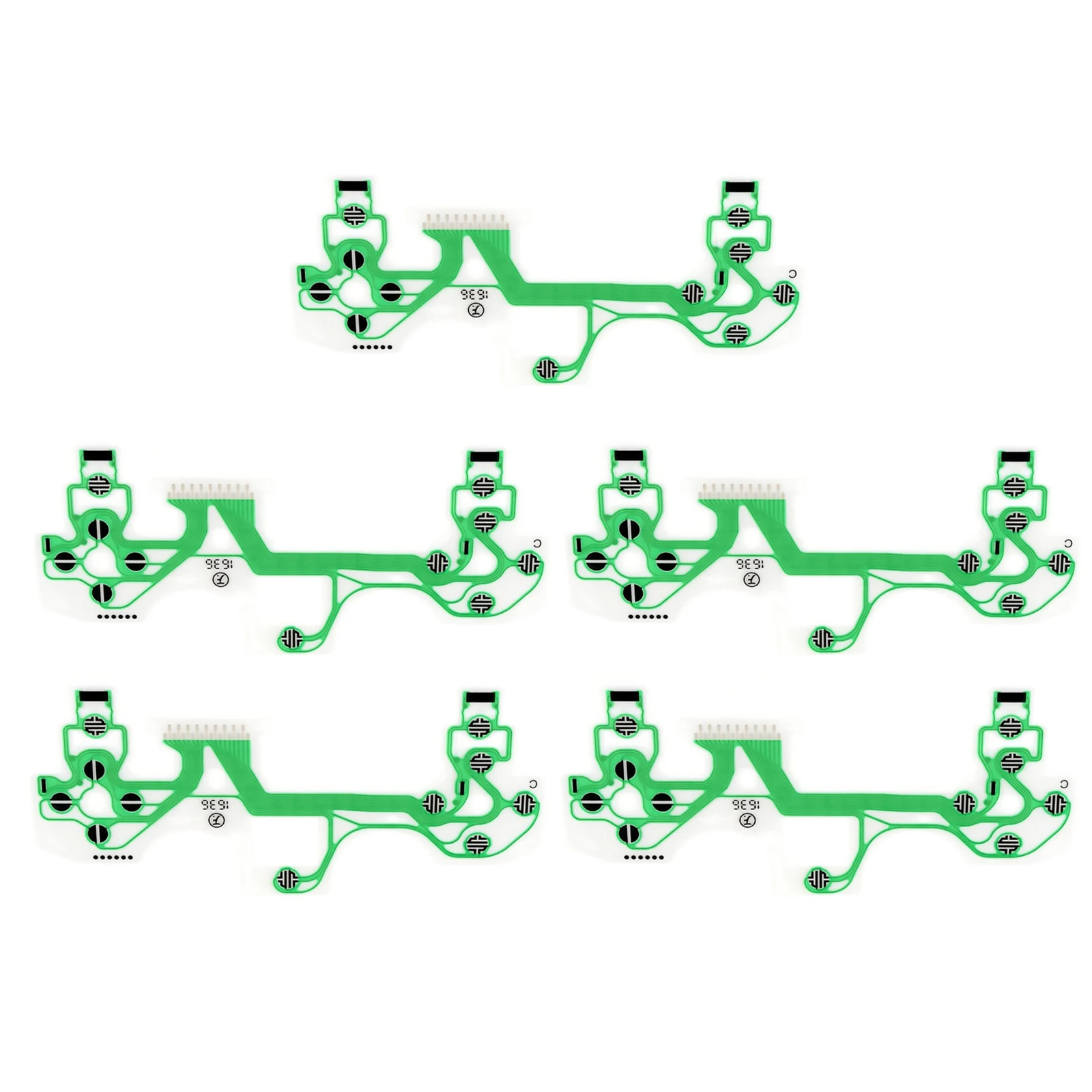 Placa de circuito de cinta Flexible para PS4 Playstation 4 Pro, botones de reparación, controlador de juego, película conductora, teclado, Cable Flexible, PCB - imagen 2