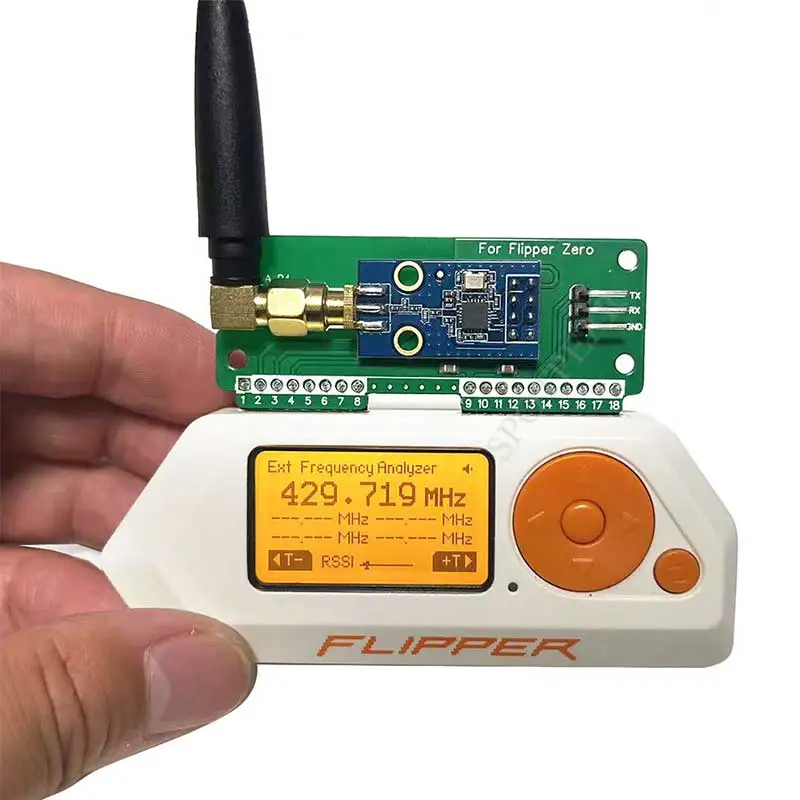 Para Flipper Zero CC1101 SubGhz 433Mhz Placa de desarrollo GPIO CC1101 Módulo de ratón para modificación Flipper Zero - imagen 3