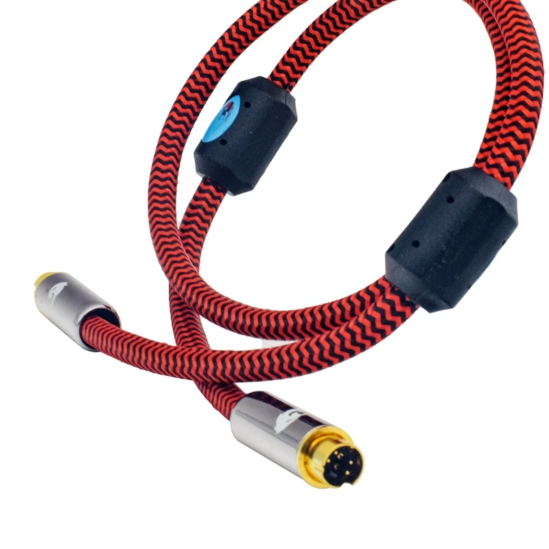 Cable de vídeo Premium de 4 pines S-video a S para TV STB DVD proyector Monitor blindaje OFC s-video Cable macho a macho 1M 2M 3M 5M - imagen 2