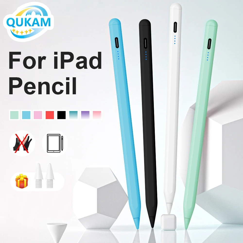Para Apple Pencil Touch para iPad A16 Air 11 5 4 Pro 11th 13 12,9 M4 M3 M2 bolígrafos 10 9 10th 9th Generación Mini 7 6 2025 lápiz óptico - imagen 2