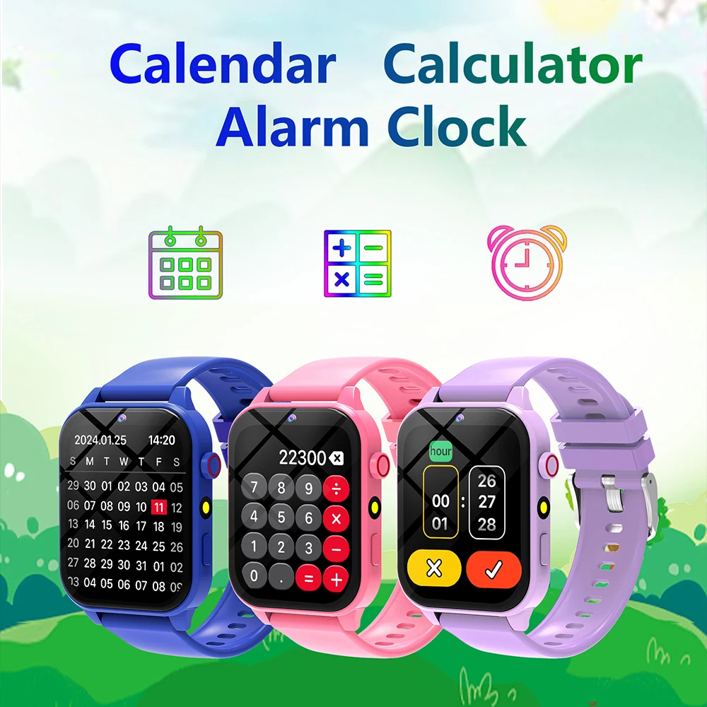 Juegos para niños reloj inteligente 18 juegos 1,83 ''cámara HD linterna monitoreo del sueño despertador reloj inteligente niños niñas regalos - imagen 5