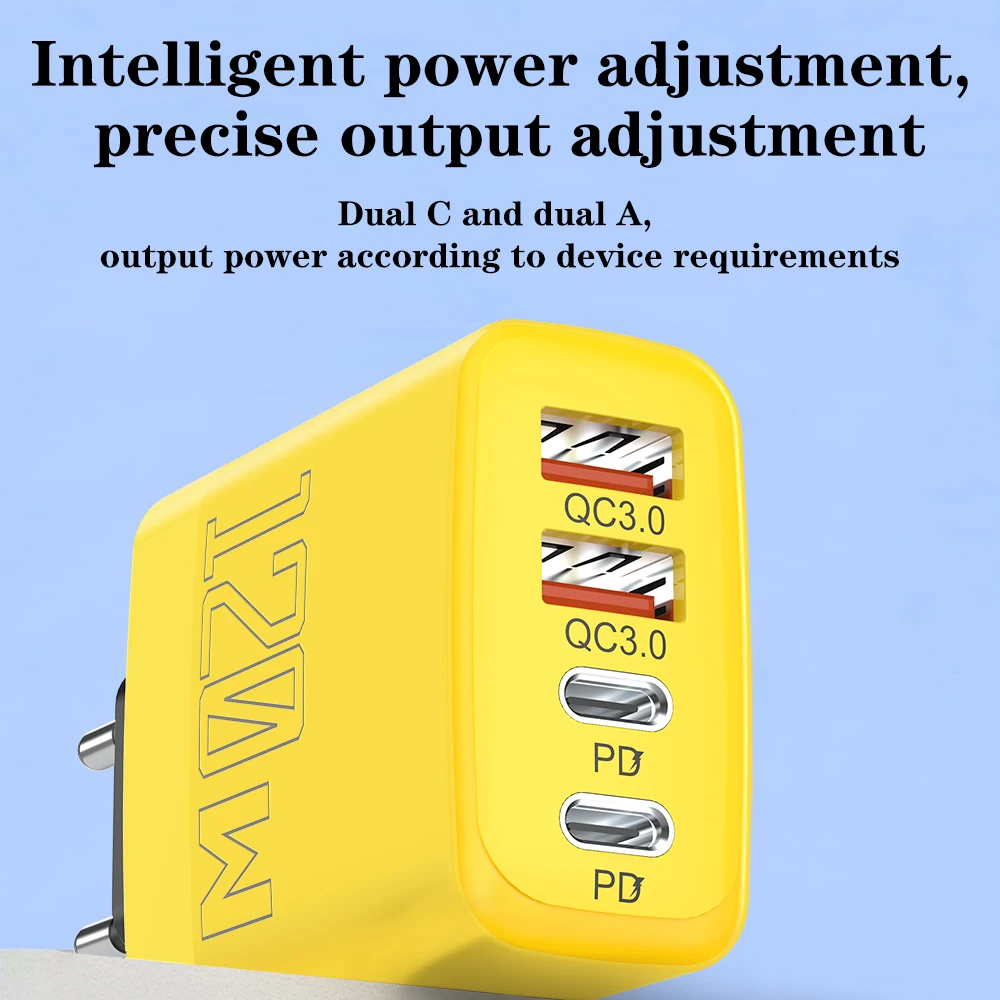 Cargador USB C de 120W tipo C cargador de carga rápida PD carga rápida 3,0 adaptador de pared para teléfono para iPhone 16 Xiaomi Samsung Huawei - imagen 5