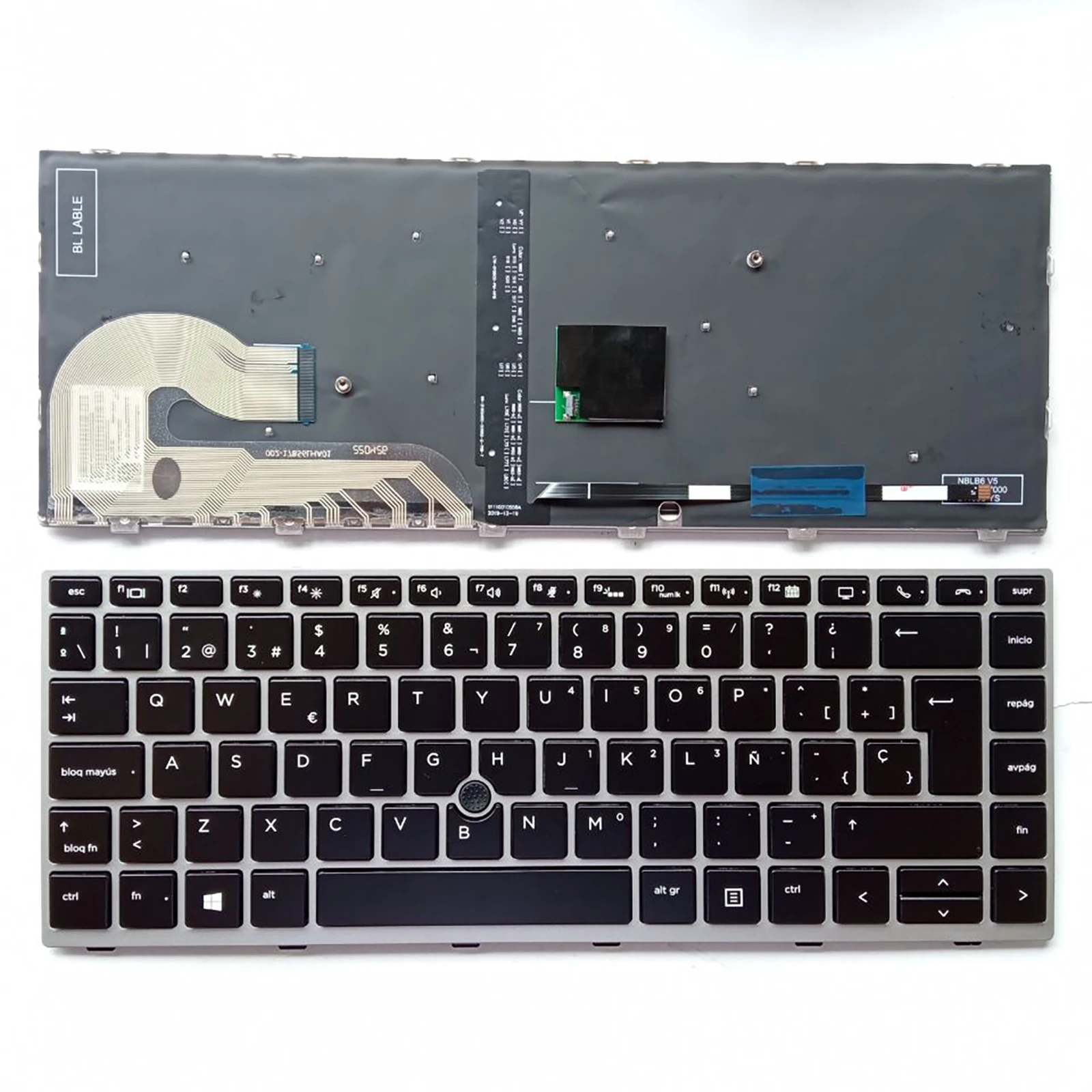 US SP UK para HP 745 G5/G6 840 G5/G6 846 G5/G6 848 G5 Zbook 14U G5/6 teclado portátil para estación de trabajo móvil