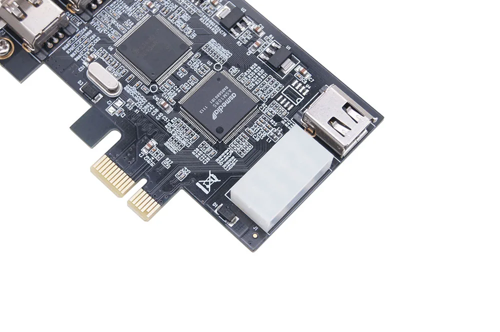 Tarjeta de expansión de 4 puertos 1394A PCI-E 1X a IEEE 1394 DV adaptador de vídeo 1x 4 pines 3x 6 pines 1394 controlador tarjeta Firewire para PC de escritorio - imagen 5