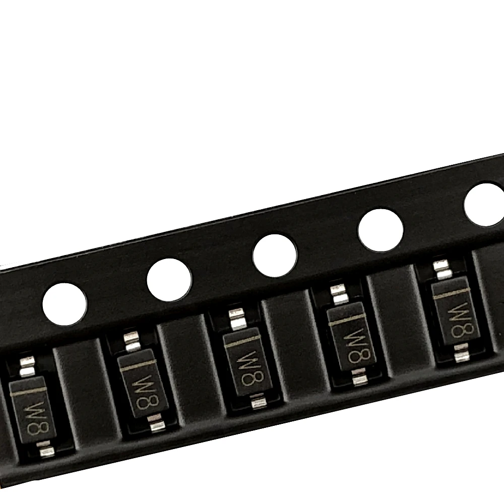 (100 uds) BZT52C5V1 SOD-123 SMD 1206 diodo estabilizado de voltaje 5,1 V SOD123 (marcado W8) - imagen 2