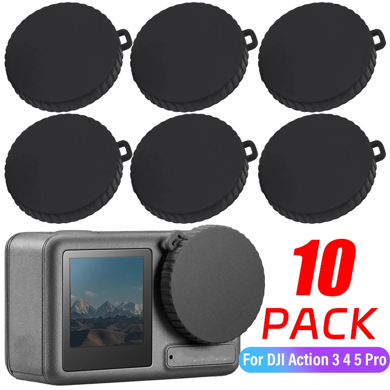 Funda protectora para DJI Osmo Action 5Pro 4 3, lente de cámara deportiva, tapas antideslizantes de silicona suave a prueba de polvo para DJI Action
