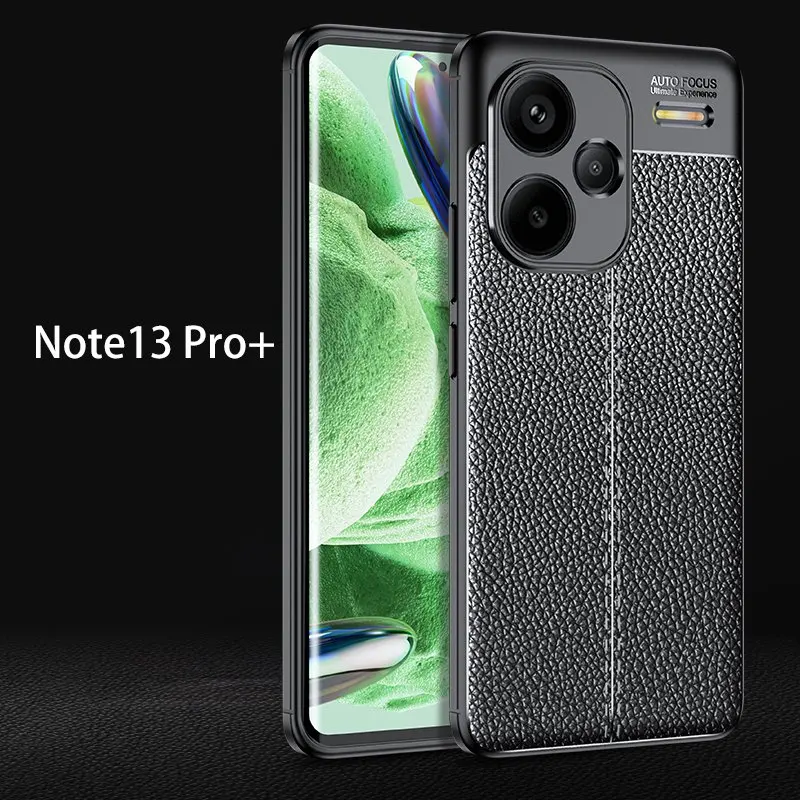 Para Redmi Note 13 Pro Plus Funda Redmi Note 13 Pro + Funda a prueba de golpes TPU Funda de cuero suave Para teléfono Redmi Note 13 Pro Plus - imagen 5