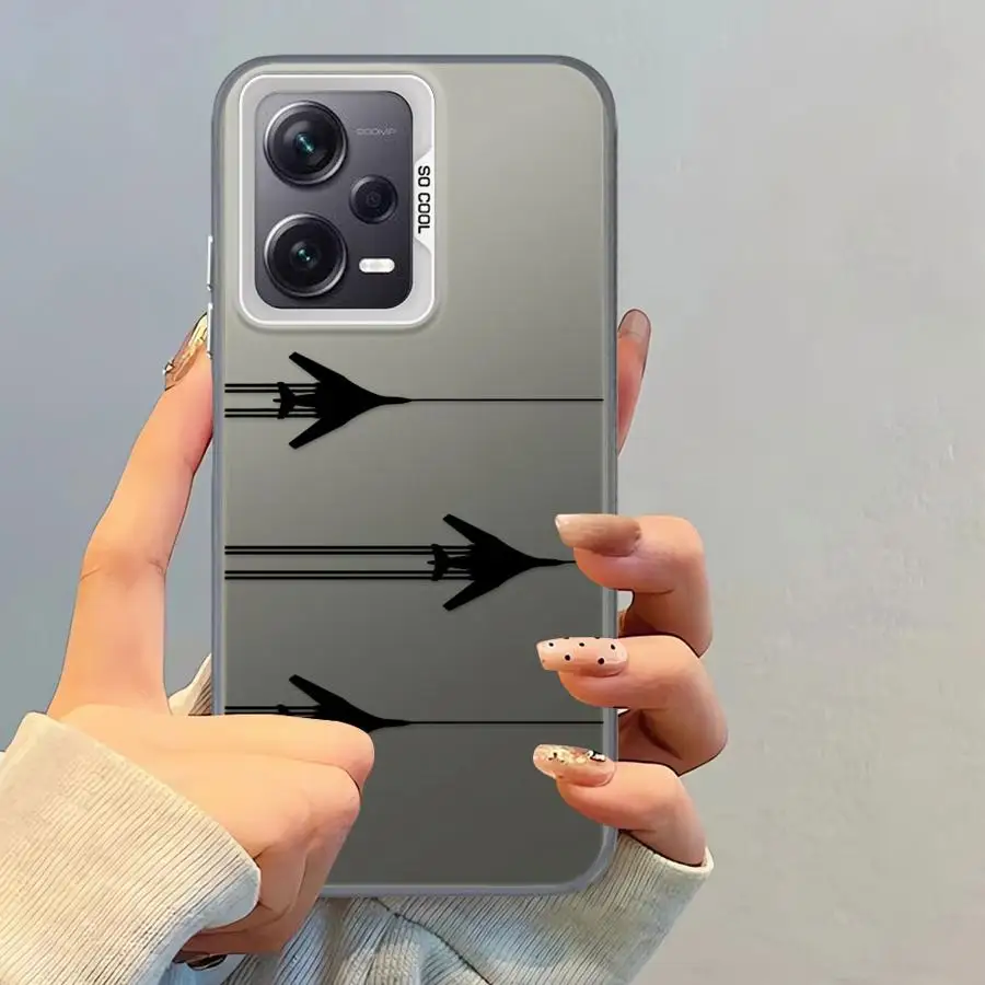 Funda para Xiaomi Redmi Note 10 11 Pro 12 13 14 Pro Plus 10s 11s cubierta suave pareja avión Cool - imagen 2