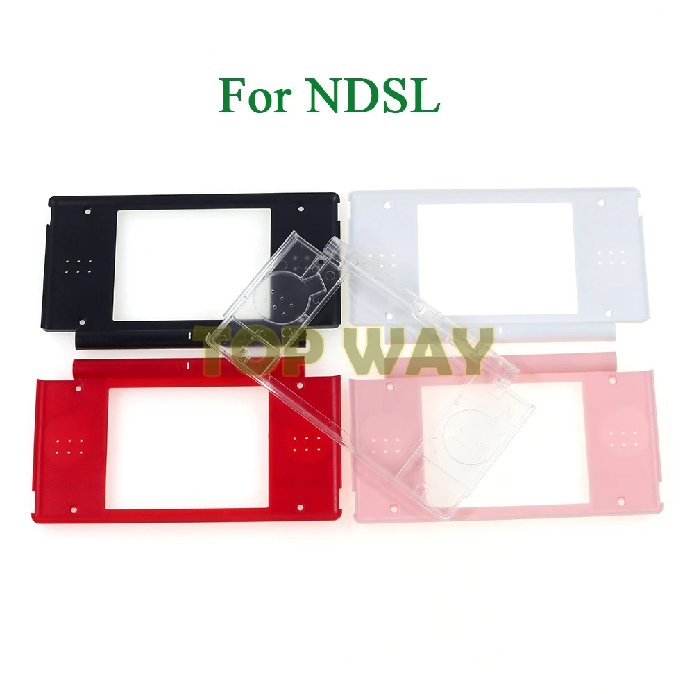 20 piezas cubierta de plástico botón superior marco de pantalla LCD inferior para consola NDSL Game DS Lite carcasa de pantalla - imagen 4