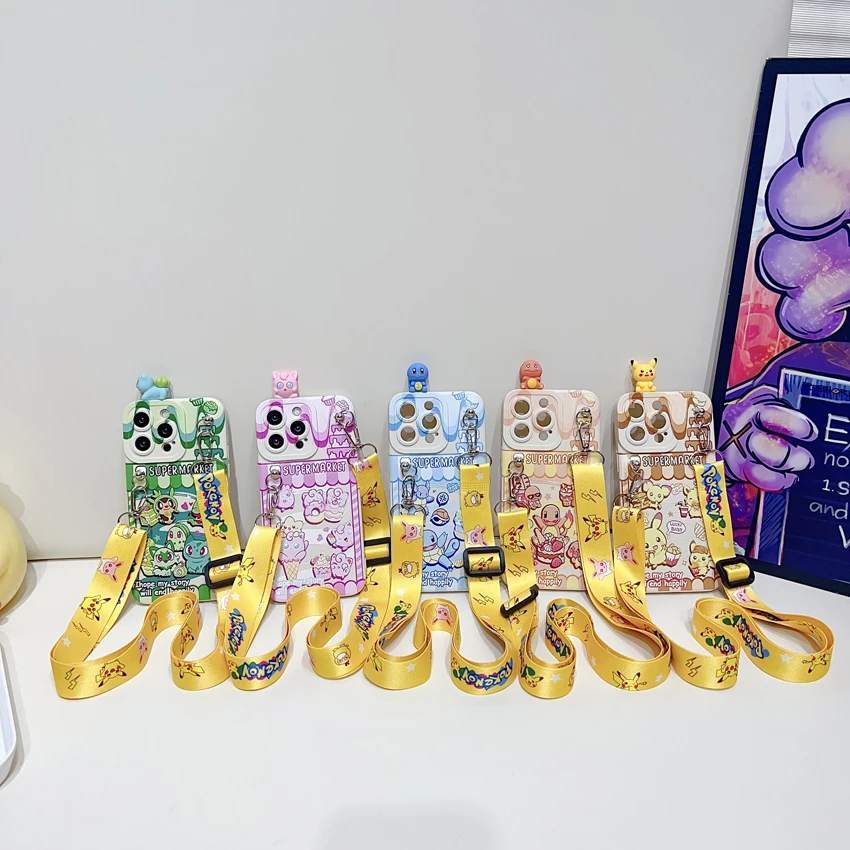 Para OPPO A15 94 54 55 53 74 96 57 17 58 78 60 39 Realme C55 53 35 30 21Y 11 33 63 61 67 funda de elfo para mascotas con cuerda de soporte - imagen 4