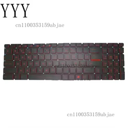 Teclado Retroiluminado Rojo para MSI GF75 Thin 10SC