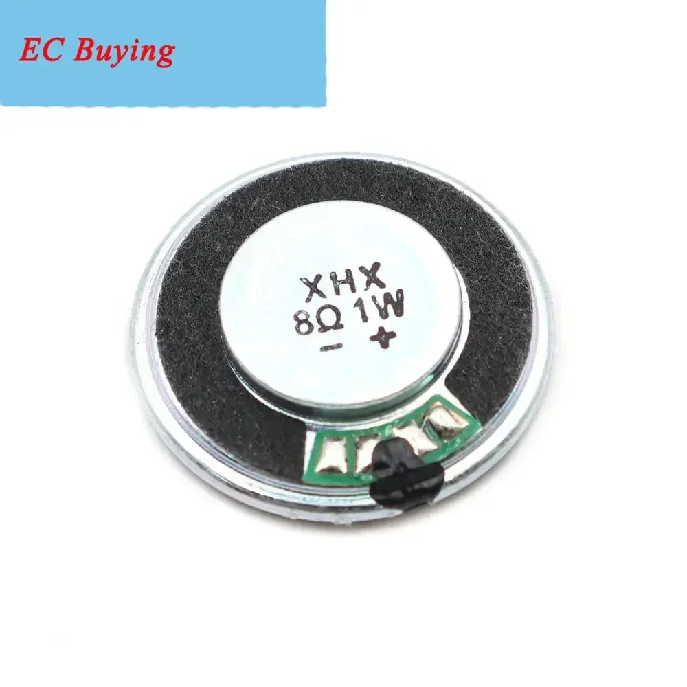 2 uds 28MM 8Ohm 1W caja de hierro altavoz magnético interno ultrafino 28*5,5 MM diámetro 28 MM 8 Ohm 1 vatio altavoz - imagen 3