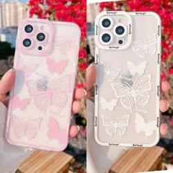 Funda Samsung Galaxy A55/A54/A35/S24 Ultra con diseño de mariposas