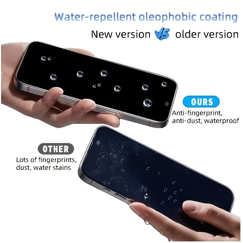 Protector de pantalla de privacidad para iPhone 17 16 15 14 11 Pro Max 13 12 Mini 7 8 Plus X XS XR 14 15 16 Plus Vidrio templado antiespía - imagen 3
