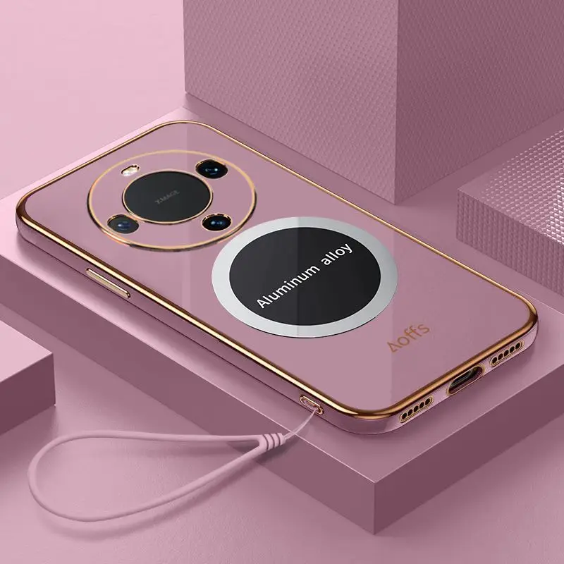 Funda de protección de carga inalámbrica magnética para Huawei Honor X9A, X8A, X7A, X6A, revestimiento suave, funda trasera para Huawei Honor X9, X8, X7 - imagen 5