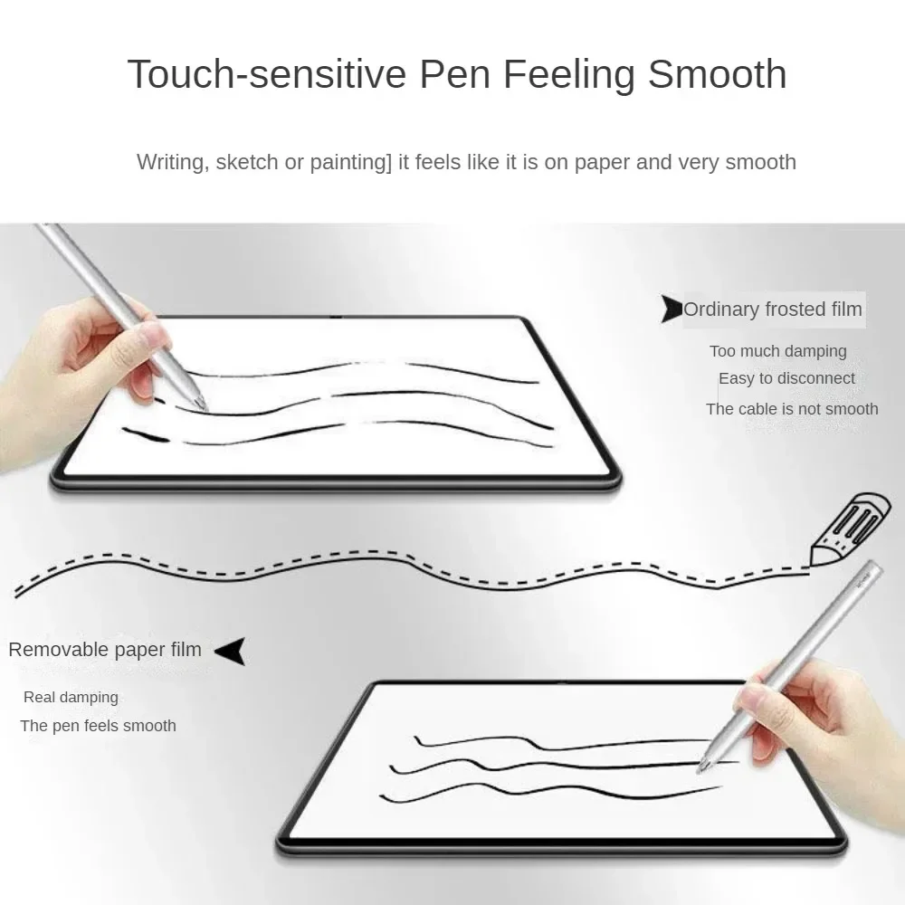 Película mate para Samsung Galaxy Tab S10 Ultra Fe + Fe Plus, Protector de pantalla, papel de dibujo extraíble y reutilizable, películas PET con sensación - imagen 5