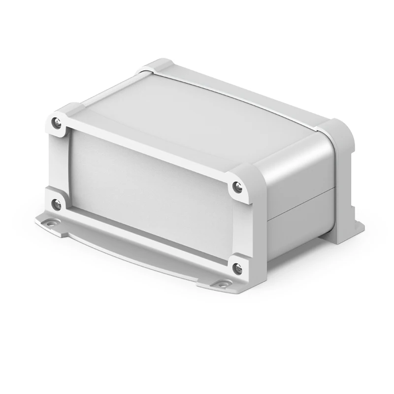 Carcasa de proyecto eléctrico de extrusión anodizada montada en la pared para instrumentos electrónicos Pcb caja de aluminio - imagen 2