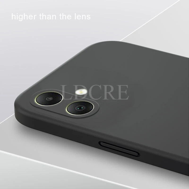 Para Samsung Galaxy A06 funda protectora de silicona líquida Samsung A06 A05 A04 funda de teléfono de goma lisa de TPU funda Galaxy A06 - imagen 2