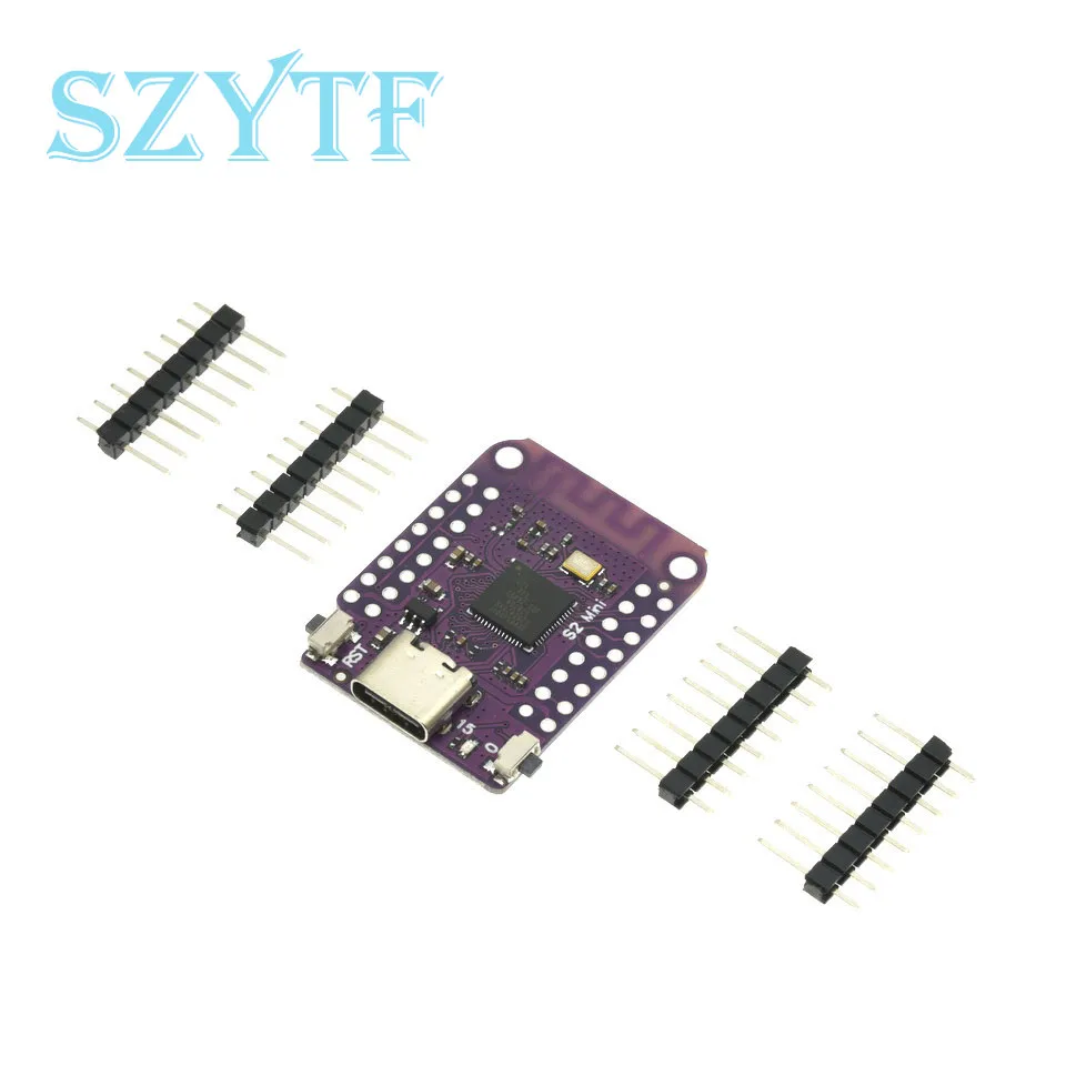 Placa IOT Mini V1.0.0 ESP32 S2, WIFI, ESP32-S2FN4R2, 4MB, FLASH, 2MB, PSRAM, Compatible con Arduino MicroPython - imagen 4