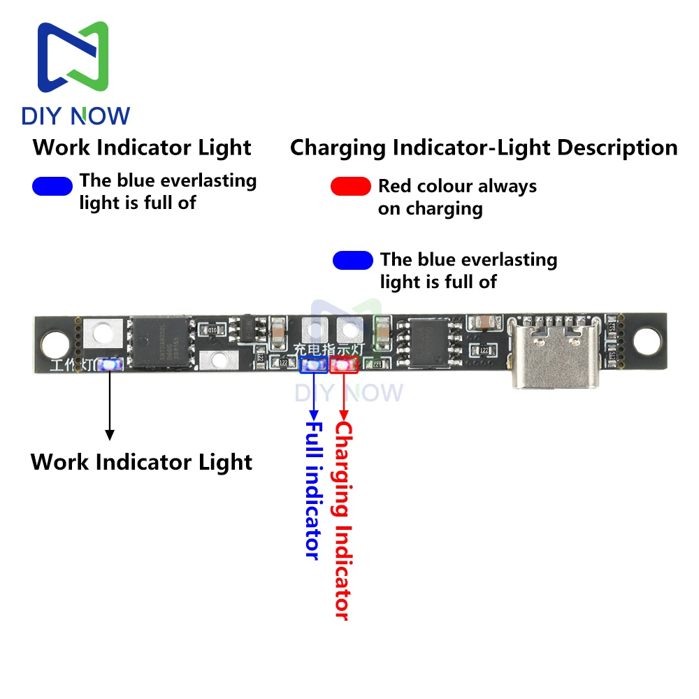 Módulo de protección de carga DC 3,7 V 4,2 V módulo de potencia 1.2A protección de carga y descarga integrada con interruptor electrónico - imagen 5
