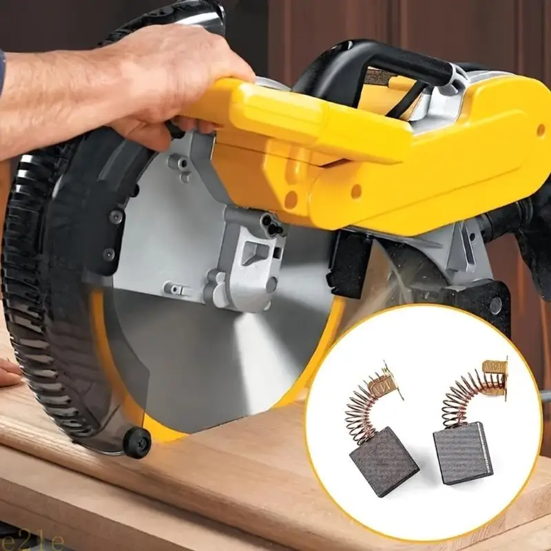 E21E 20pcs Motor eléctrico Cepillos carbono 10 Mezcla cobre diferente tamaño cepillo para reparación - imagen 3