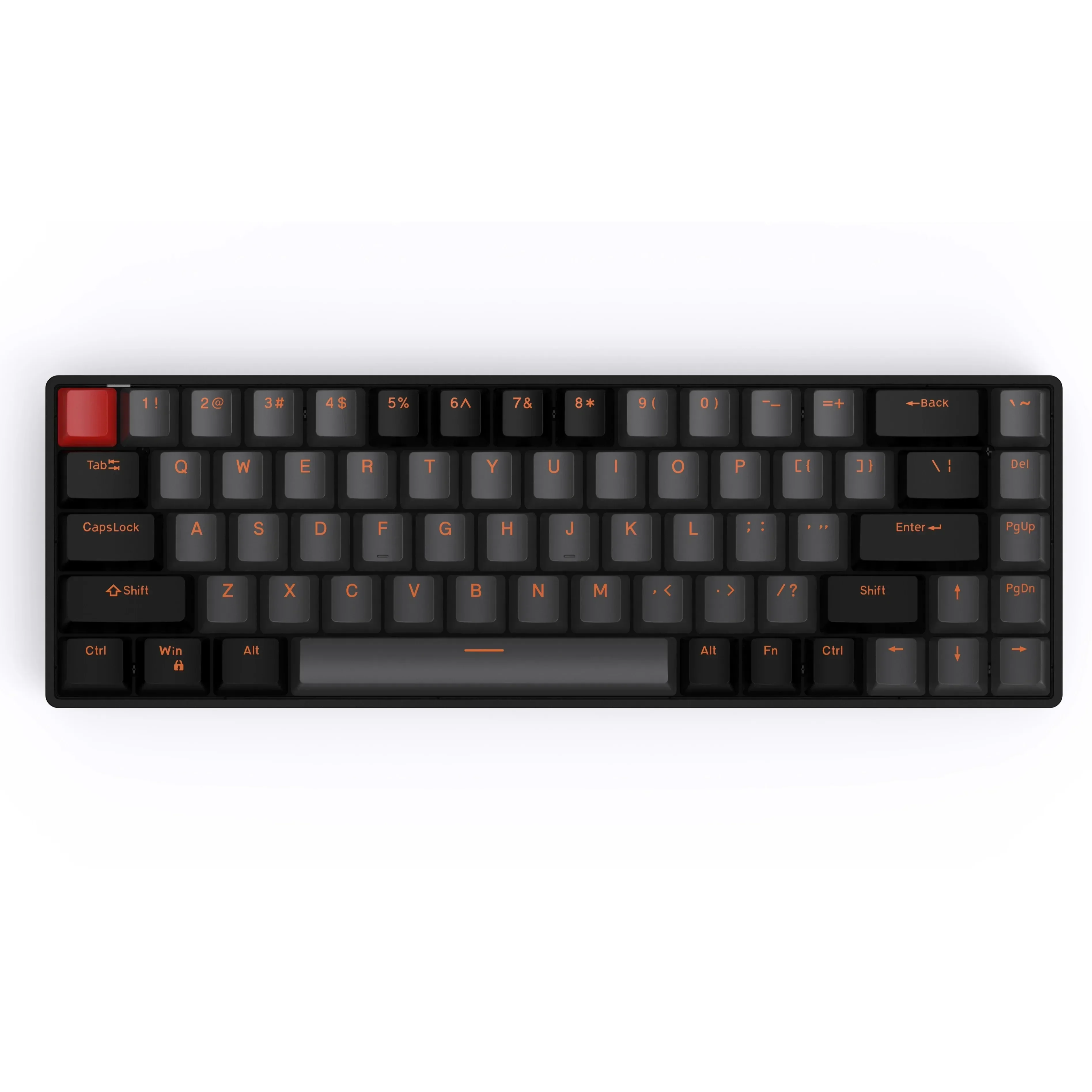 Teamwolf Raven68 teclado de jugador con interruptor magnético con cable 68 teclas teclados mecánicos gatillo rápido intercambio en caliente Rgb Fps teclado para juegos - imagen 5