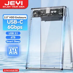 JEYI Caja Externa 2.5" USB 3.1 UASP+TRIM para Disco Duro SATA