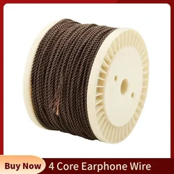 Cable Altavoz 4 Núcleos HiFi Desmontable Flexible