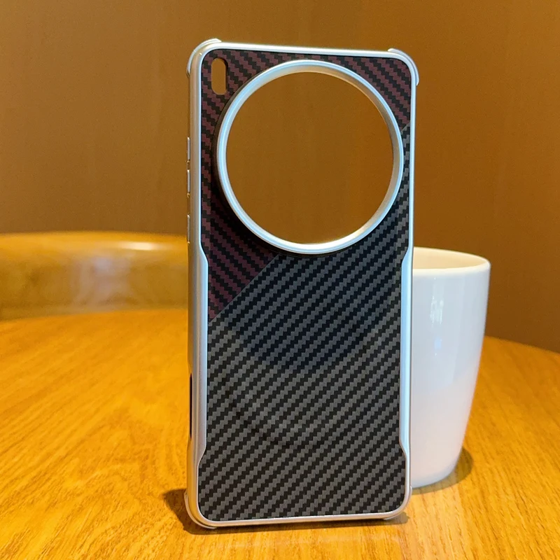 Para VIVO X300 Pro funda dura de fibra de carbono magnética carga inalámbrica cubierta protectora trasera para VIVO X200 Pro Mini X200S Shell - imagen 4
