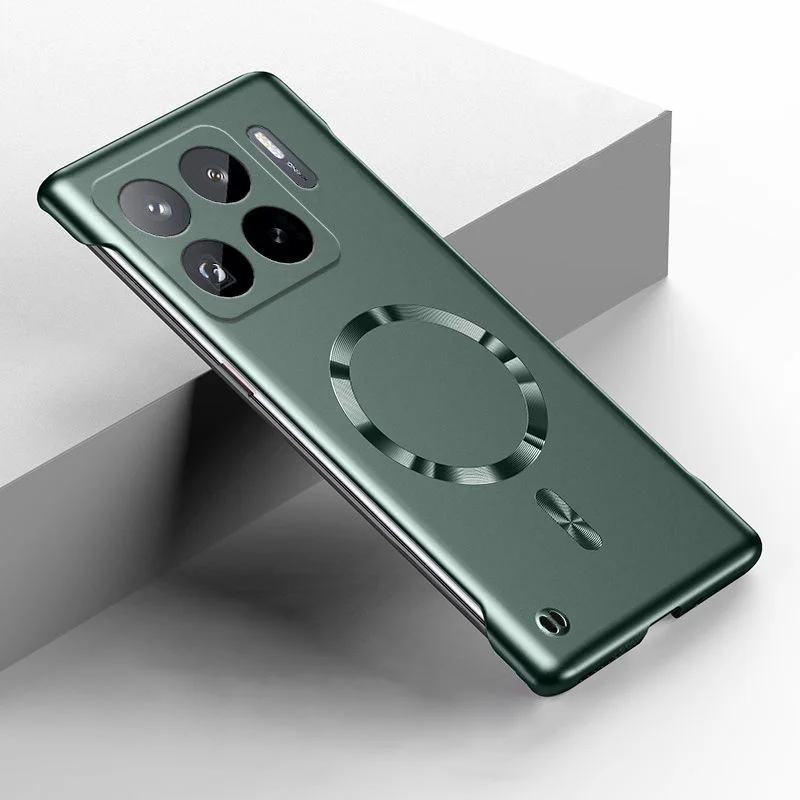 Funda sin marco delgada con pintura de Metal para XIAOMI 15 Ultra 14 13 12x11 Lite 10 10T 9T Pro cubierta dura de PC con carga inalámbrica magnética - imagen 5