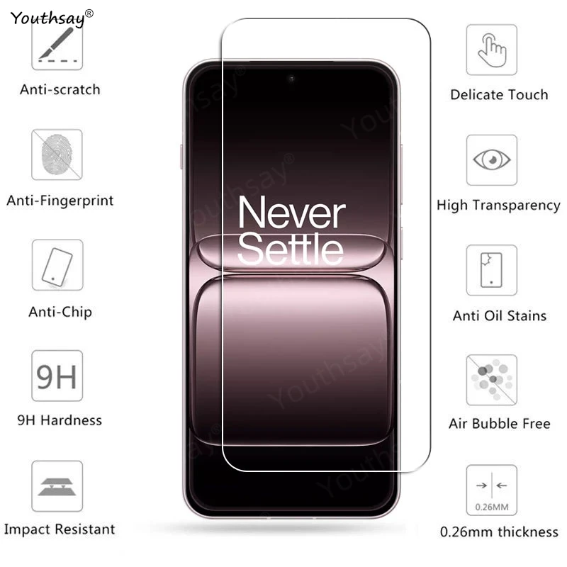 Vidrio totalmente transparente para Oneplus 15, vidrio templado para Oneplus 15, Protector de pantalla HD, película protectora para teléfono Oneplus 15 - imagen 2