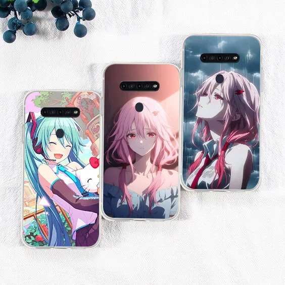 BD-26 chica energética funda transparente para LG K50S K50 K61 G8 THINQ5 V40 V50 K40 ThinQ Q60 K51S G8x K40S K41S Q61 V60 - imagen 3