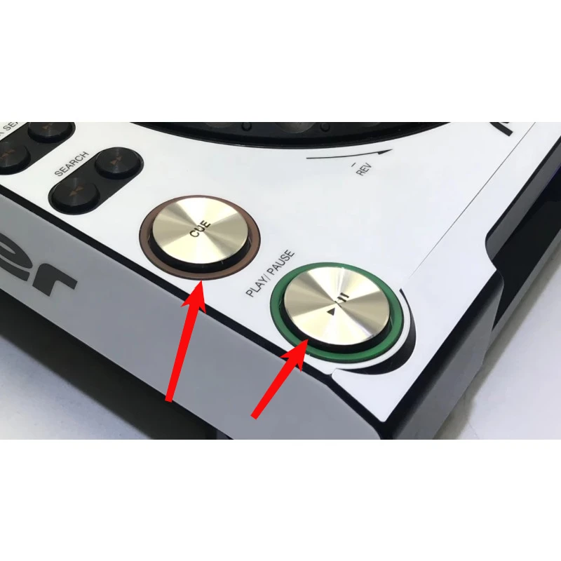 Pioneer CDJ2000 900 850 1000 Driver 2000NXS2 Play Key Sticker Pausa Protector de pegatina de llave