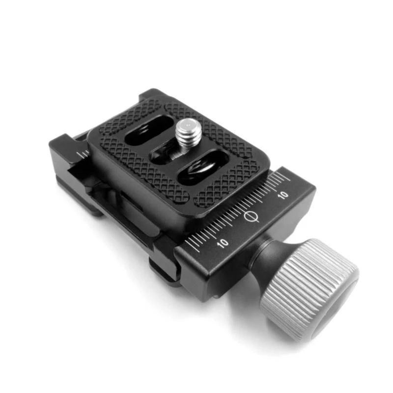 Placa de liberación rápida de Metal para SIRUI TY-C10 con tornillo de cámara de 1/4 ''-20, placa de montaje para trípode, compatible con cabezal de bola para trípode de cámara DSLR - imagen 3