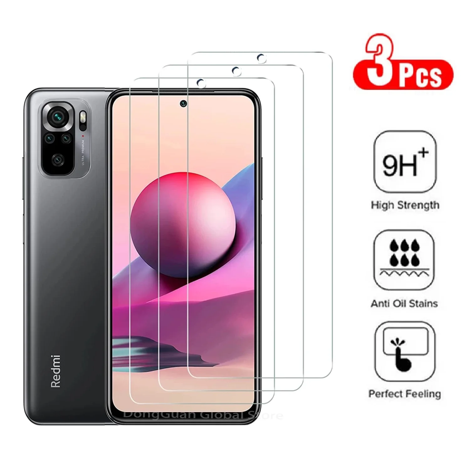 3 uds vidrio templado para Xiaomi Redmi Note 10 11 11S 12 Pro 4G 12 Mi 11 Pro Lite 4G Protector de pantalla película de vidrio