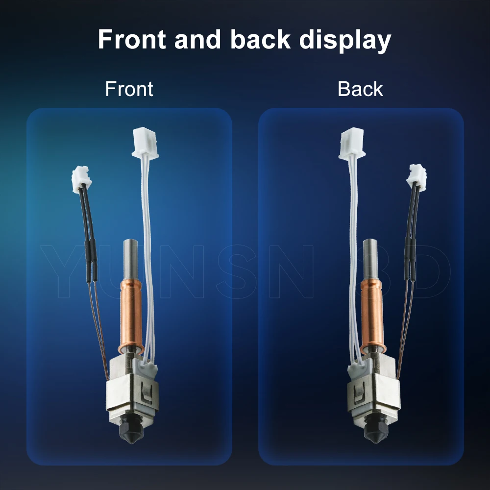 Para Anycubic Kobra 3 Kit Hotend mejorado impresoras 3D boquilla de acero endurecido 24V60W calefacción de cerámica para Kobra 3 Combo pieza de extremo caliente - imagen 2