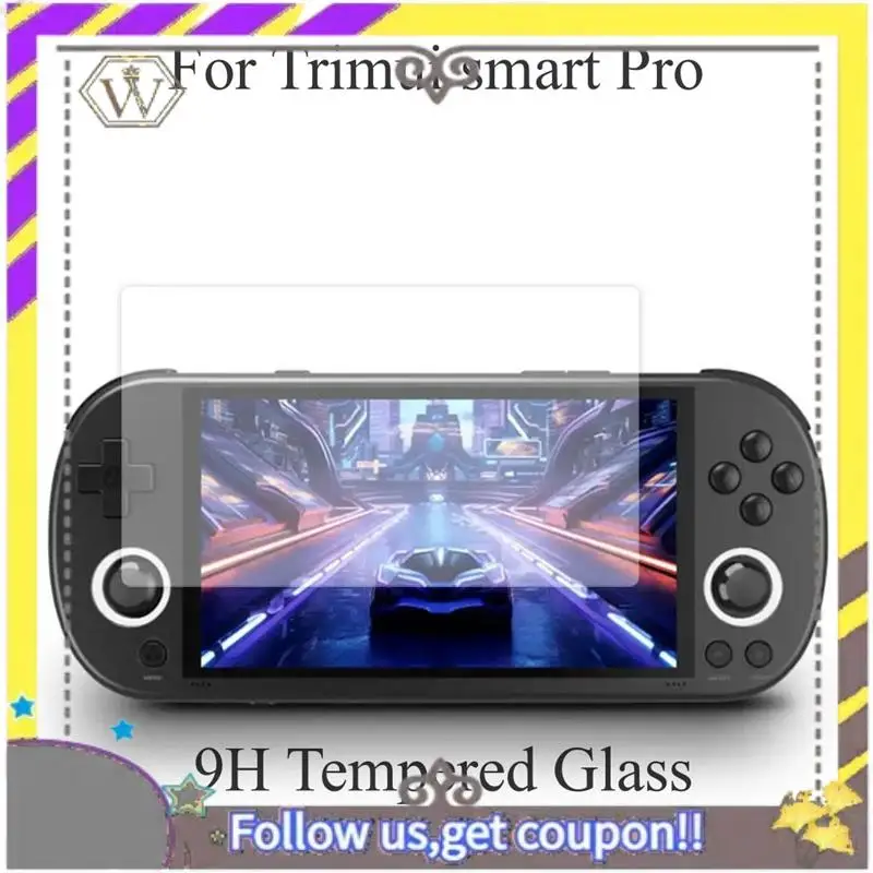 AU33-para consolas de juegos Trimui Smart Pro, película de vidrio templado 9H, Protector de pantalla HD antiarañazos, película protectora de vidrio - imagen 3