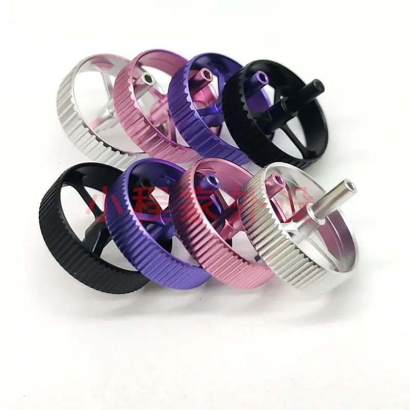 Rodillo de ratón para Wanling Huashou Mini Pro, rueda de Metal, reemplazo de textura Horizontal oblicua, Material de aluminio, accesorios para juegos - imagen 2