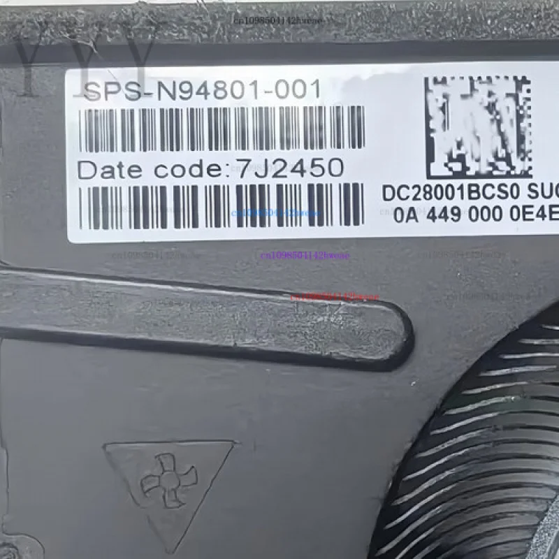 Para ventilador de refrigeración de CPU para HP Bookplus16 16-AG N94801-001 EG50050S1-CQ10-S9A DC5V TPN-C178 - imagen 3