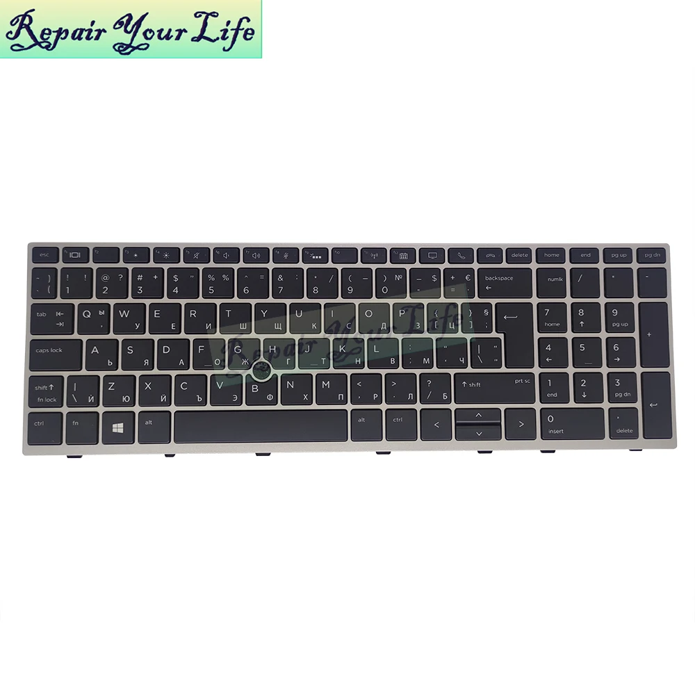 Teclado retroiluminado turco BG US para HP EliteBook 755 G5, 755 G6, 850 G5 850 G6 BUL, teclado Inglés búlgaro, L11999 L12000 - imagen 5