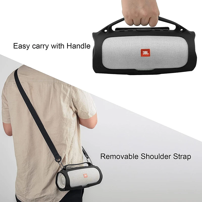 ZOPRORE-funda de silicona para altavoz portátil JBL Charge 4, estuche de transporte de viaje, funda para altavoz con correa para el hombro - imagen 5
