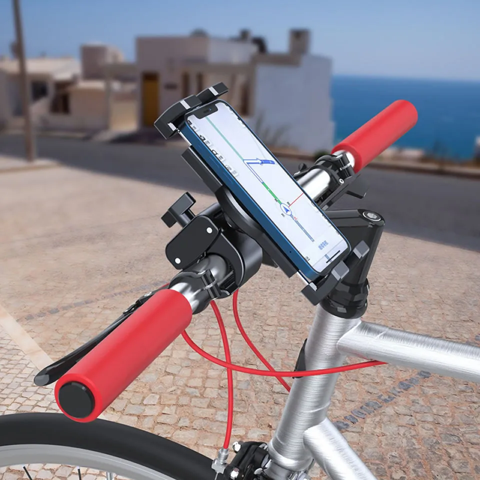Soporte Tablet Manillar Moto Bici – Compatible iPad y Smartphones - imagen 3