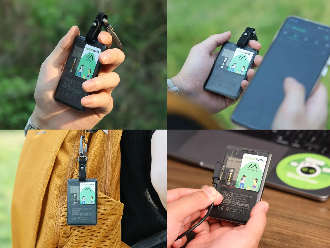 Rastreador de tarjetas SenseCAP T1000 E para meshtastico con LR1110,nRF52840,AG3335 GPS, IP65 Posicionamiento interior y exterior, Sensor de movimiento - imagen 5